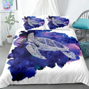 tortue espace violet
