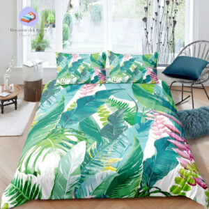 housse de couette tropicale exotique