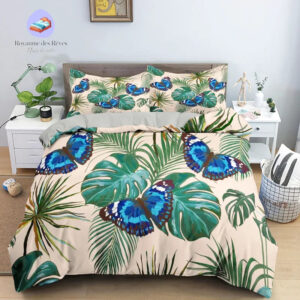 housse de couette Tropical Papillon