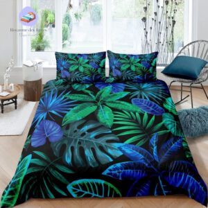 housse de couette tropical sombre