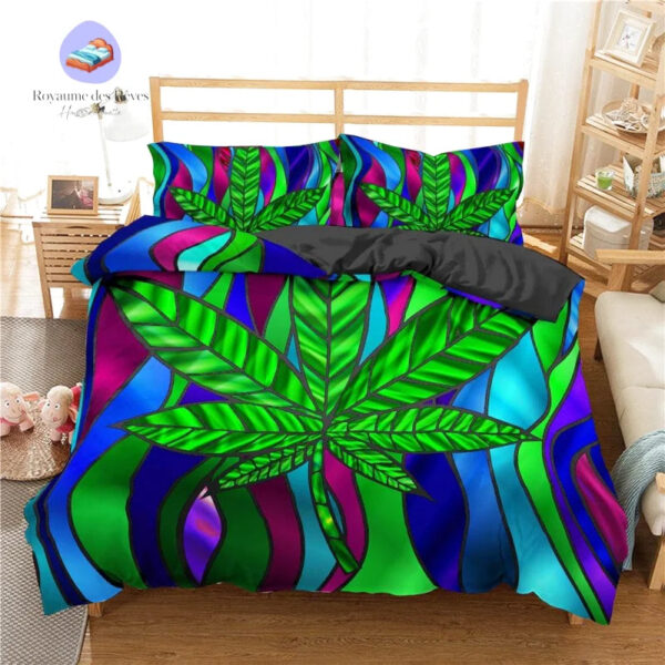 housse de couette Weed Hallucinogène