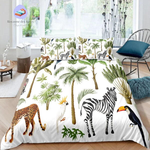 housse de couette zèbre