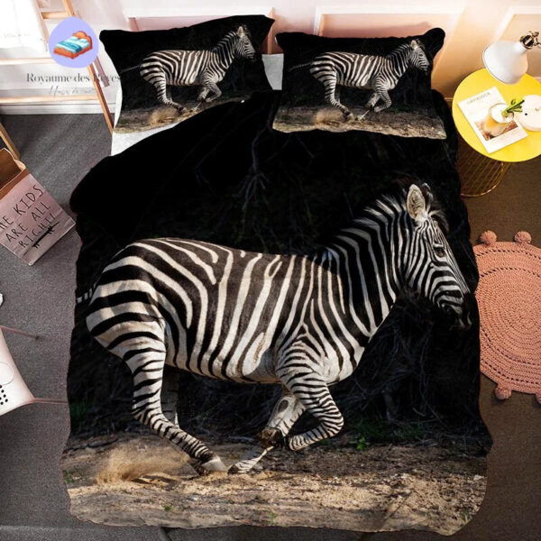 housse de couette zèbre 140x200