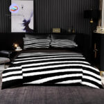 housse Zèbre pour lit double