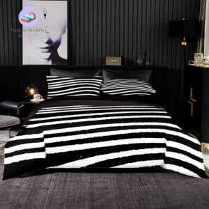 housse Zèbre pour lit double