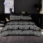 housse de couette zèbre tache