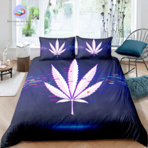 housse de couette la Weed en Rose