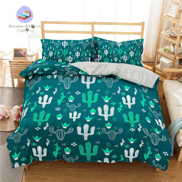 parure de lit cactus