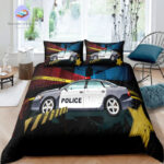 parure de lit police