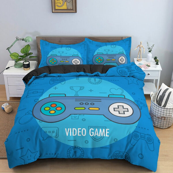 housse de couette gamer enfant