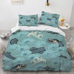 motif artistique de couette