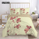 délicats motifs floraux