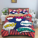 housse de couette graphique