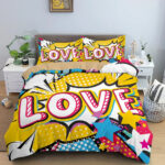 housse de lit pop art