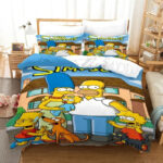 housse de couette Les Simpson Maison