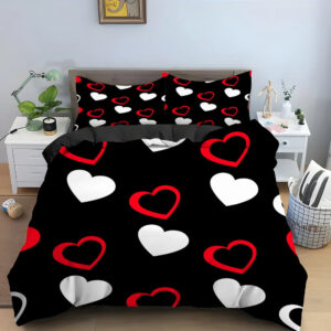housse de couette Cœur