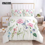 housse de couette fleurs