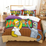 chambre contemporaine Les Simpson