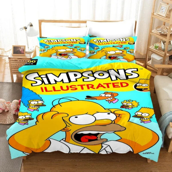 housse de couette Les Simpson