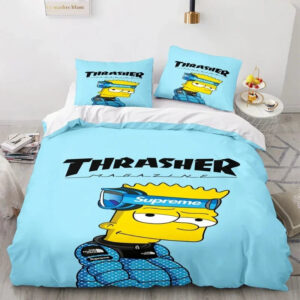 housse de couette Les Simpson Trasher
