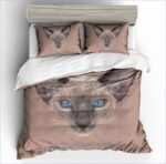 housse de couette motif chat