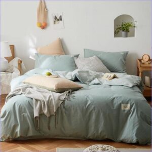 housse de couette verte 220x240