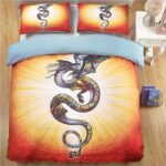 housse de couette ado dragon chinois