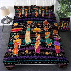 Housse de Couette Africaine Noire