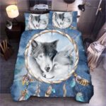 parure de lit attrape rêve loup