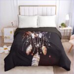 housse de couette attrape rêve noir