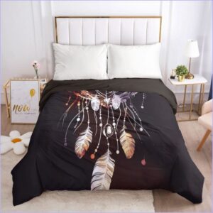 housse de couette attrape rêve noir