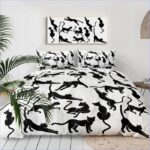 housse de couette avec chats