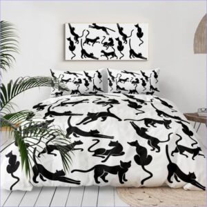 housse de couette avec chats