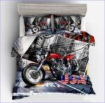 housse de couette avec moto