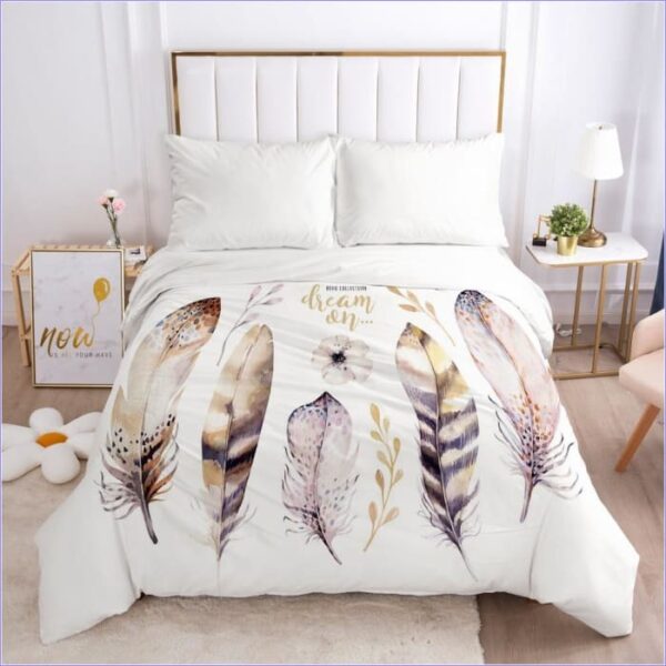 housse de couette avec plume