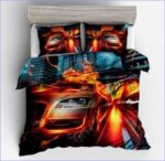 housse de couette avec motif de voiture
