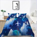 housse de couette avion artistique
