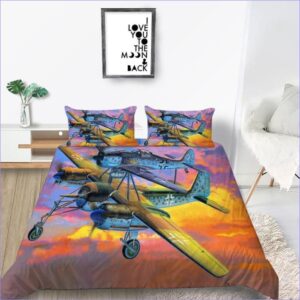 housse de couette avion de guerre