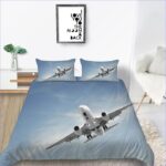 housse de couette motif avion