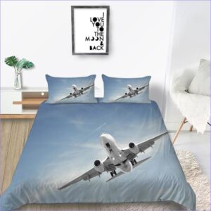housse de couette motif avion