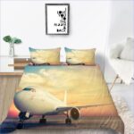 Housse de Couette Avion sur le tarmac