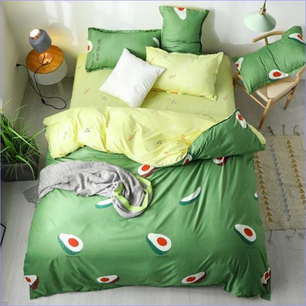 Housse de Couette Avocats Bicolores
