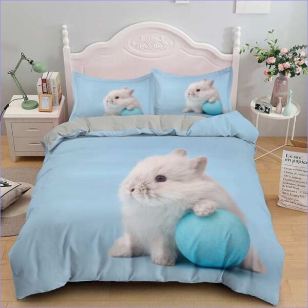 housse de couette bébé lapin