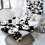 chambre enfant avec housse pandas