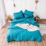 housse de couette bleu canard