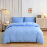 housse de couette bleu ciel