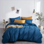 Housse de Couette Bleu Cobalt