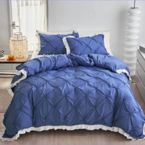 housse de couette bleu matelassée