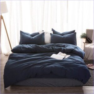 housse de couette bleu nuit