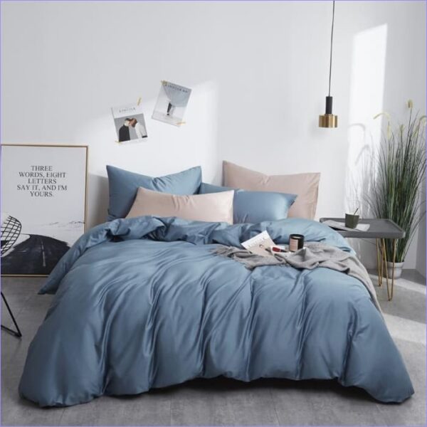housse de couette bleu orage